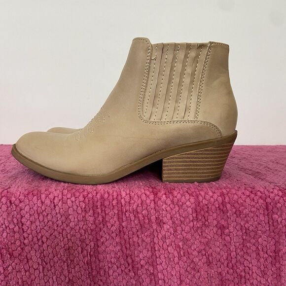 Frye And Co. Jude Ankle Boots Tan Size 7 - Picture 3 of 10